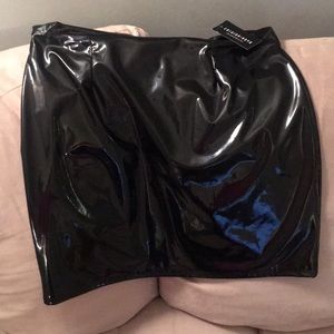 Fashionnova pvc skirt